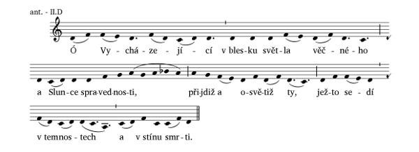 antifona Ó Vycházející
