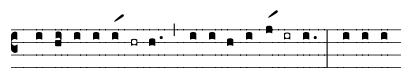 psalmodie, modus IV, transponovaný